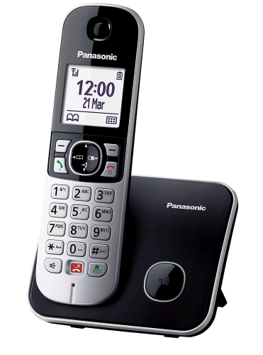 PANASONIC KX-TG6851JTB CORDLESS DECT CON VIVAVOCE BLACK/SILVER